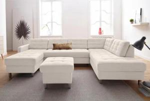 sit&more Wohnlandschaft "Picasso U-Form", wahlweise mit Bettfunktion und Bettkasten