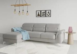 sit&more Ecksofa "Sinatra L-Form", mit Recamiere, optinal mit Kopfteilverstellung und Armteilfunktion