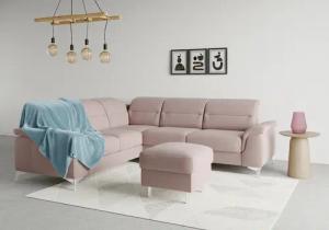 sit&more Ecksofa "Sinatra L-Form", optional mit Kopfteilverstellung und Armteilfunktion
