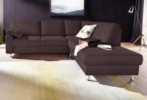 sit&more Ecksofa "Belfort L-Form", wahlweise mit Vorziehsitz und Bettkasten