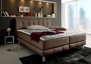 Places of Style Boxspringbett Cafone, inkl. Topper, 5 Breiten, 3 Matratzenarten und 3 Härtegraden wählbar