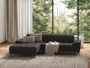 sit&more Ecksofa "Cool L-Form", wahlweise mit Kopfteilverstellung und Vorziehsitz, motorisch