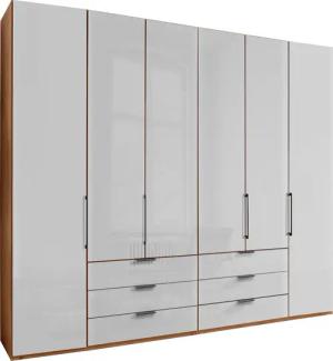 WIEMANN Falttürenschrank "Monaco mit hochwertige Beschläge inkl. Schubladendämpfung", unempfindlichen Glasfront, Made in Germany