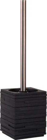 Sanilo WC-Garnitur "Calero Black", aus Polyresin (Kunststein)-Edelstahl