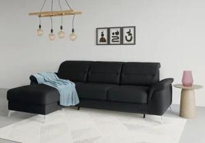 sit&more Ecksofa "Sinatra L-Form", mit Recamiere, optinal mit Kopfteilverstellung und Armteilfunktion