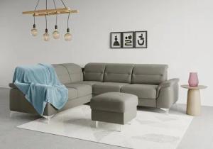 sit&more Ecksofa "Sinatra L-Form", optional mit Kopfteilverstellung und Armteilfunktion