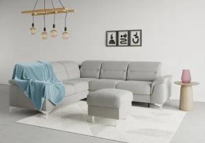sit&more Ecksofa "Sinatra L-Form", optional mit Kopfteilverstellung und Armteilfunktion