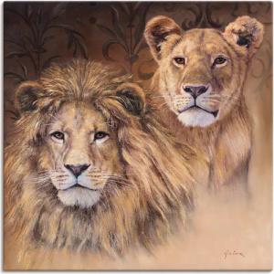 Artland Wandbild "Löwen", Wildtiere, (1 St.), als Alubild, Outdoorbild, Leinwandbild, Poster, Wandaufkleber
