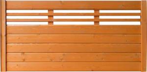 BM Massivholz Sichtschutzelement "EA5Y-F1X 2", LxH: 180x90 cm