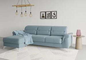 sit&more Ecksofa "Sinatra L-Form", mit Recamiere, optinal mit Kopfteilverstellung und Armteilfunktion