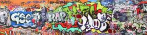 Express Küchen Küchenrückwand "Graffiti", (1 tlg.)
