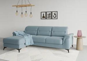 sit&more Ecksofa "Sinatra L-Form", mit Recamiere, optional mit Kopfteilverstellung und Armteilfunktion
