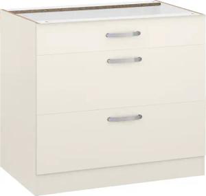 wiho Küchen Unterschrank "Kansas", 90 cm breit, mit 2 großen Auszügen ohne Arbeitsplatte
