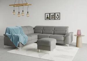 sit&more Ecksofa "Sinatra L-Form", optional mit Kopfteilverstellung und Armteilfunktion