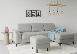 sit&more Ecksofa "Sinatra L-Form", mit Recamiere, optional mit Kopfteilverstellung und Armteilfunktion