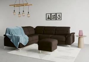 sit&more Ecksofa "Sinatra L-Form", optional mit Kopfteilverstellung und Armteilfunktion