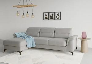 sit&more Ecksofa "Sinatra L-Form", mit Recamiere, optional mit Kopfteilverstellung und Armteilfunktion