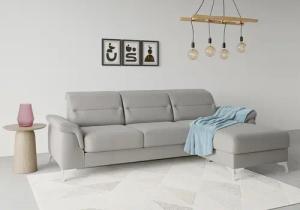 sit&more Ecksofa "Sinatra L-Form", mit Recamiere, optinal mit Kopfteilverstellung und Armteilfunktion