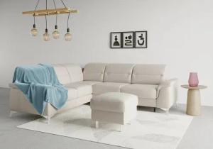 sit&more Ecksofa "Sinatra L-Form", optional mit Kopfteilverstellung und Armteilfunktion