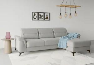 sit&more Ecksofa "Sinatra L-Form", mit Recamiere, optional mit Kopfteilverstellung und Armteilfunktion