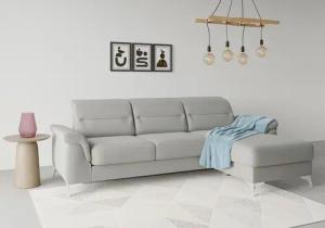 sit&more Ecksofa "Sinatra L-Form", mit Recamiere, optinal mit Kopfteilverstellung und Armteilfunktion