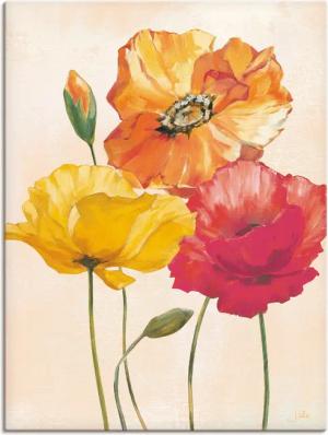 Artland Wandbild "Bunte Mohnblumen I", Blumenbilder, (1 St.), als Alubild, Outdoorbild, Leinwandbild, Poster, Wandaufkleber