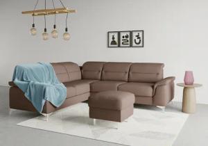 sit&more Ecksofa "Sinatra L-Form", optional mit Kopfteilverstellung und Armteilfunktion
