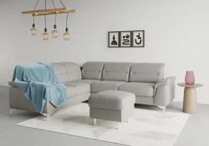 sit&more Ecksofa "Sinatra L-Form", optional mit Kopfteilverstellung und Armteilfunktion