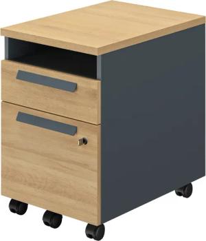 Gami Aktenschrank "ARCADE", wahlweise 1 Schublade für Hängeregister oder 1 Stiftbox