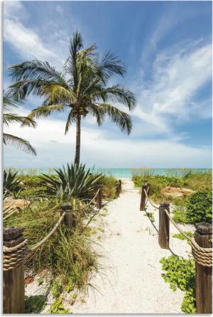 Artland Wandbild "Weg zum Strand II", Strandbilder, (1 St.), als Alubild, Outdoorbild, Poster, Wandaufkleber in verschied. Größen
