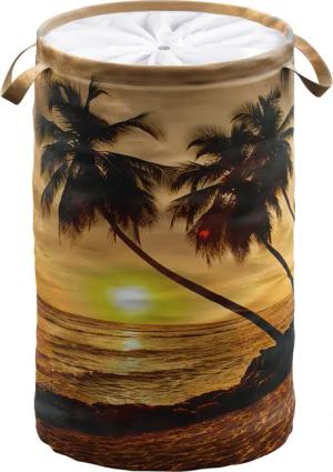 Sanilo Wäschekorb "Summer", 60 Liter, faltbar, mit Sichtschutz