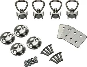 STEMA Schrauben-Set "Zurrset light", (Set, 20 St.), Geeignet für Fahrzeuge und Anhänger, ermöglicht Setzen des Zurrpunkts