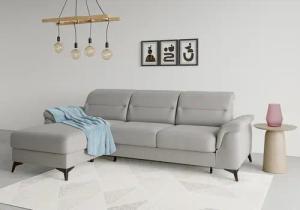 sit&more Ecksofa "Sinatra L-Form", mit Recamiere, optional mit Kopfteilverstellung und Armteilfunktion