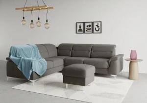 sit&more Ecksofa "Sinatra L-Form", optional mit Kopfteilverstellung und Armteilfunktion
