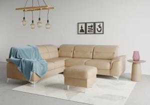 sit&more Ecksofa "Sinatra L-Form", optional mit Kopfteilverstellung und Armteilfunktion
