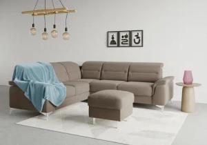 sit&more Ecksofa "Sinatra L-Form", optional mit Kopfteilverstellung und Armteilfunktion