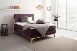 OTTO products Boxspringbett "Jelle", (5 St.), zertifizierte, recycelte Bezugsstoffe, verschiedene Ausführungen