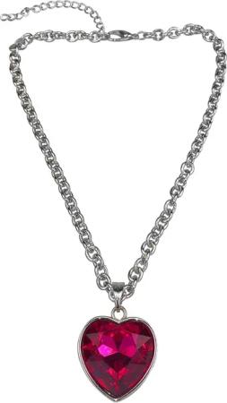 Allgäu Rebell Kette mit Anhänger "Rosalind", mit Herzanhänger