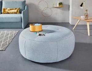 INOSIGN Hocker "Lounis", (Hockerprogramm V), Rundhocker in 2 Größen, "Soft clean" für leichte Reinigung mit Wasser