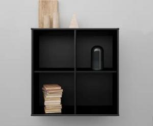Hammel Furniture Bücherregal "Mistral Kubus 025, Hochwertig Hängeregal, Wandregal", (1 St.), Wandmontage/Freistehend, B:69 cm, T:27 cm. anpassungsbar Designmöbel