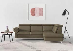 sit&more Ecksofa, inklusive Kopfteilverstellung, wahlweise mit Bettfunktion und Bettkasten