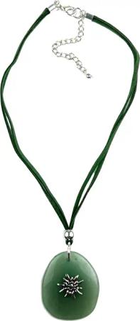 Allgäu Rebell Kette mit Anhänger "Evi", mit Edelweiß