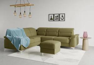 sit&more Ecksofa "Sinatra L-Form", optional mit Kopfteilverstellung und Armteilfunktion