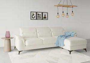 sit&more Ecksofa "Sinatra L-Form", mit Recamiere, optional mit Kopfteilverstellung und Armteilfunktion
