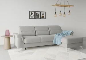 sit&more Ecksofa "Sinatra L-Form", mit Recamiere, optinal mit Kopfteilverstellung und Armteilfunktion