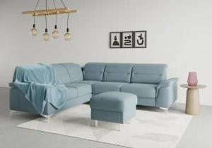 sit&more Ecksofa "Sinatra L-Form", optional mit Kopfteilverstellung und Armteilfunktion