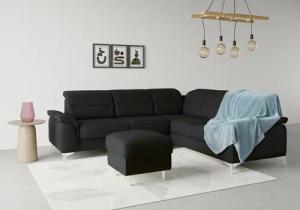 sit&more Ecksofa "Sinatra L-Form", optional mit Kopfteilverstellung und Armteilfunktion