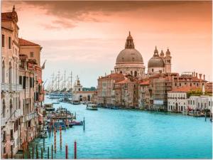 Artland Wandbild "Venedig Canal Grande I", Italien, (1 St.), als Alubild, Outdoorbild, Leinwandbild, Poster, Wandaufkleber