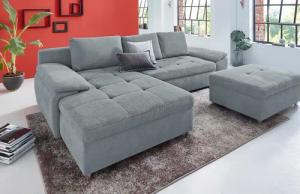 sit&more Ecksofa "Top Bilbao L-Form", XXL, wahlweise mit Bettfunktion und Bettkasten
