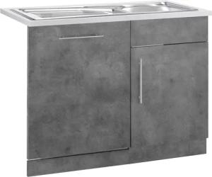 wiho Küchen Spülenschrank ""Cali"", 110 cm breit, inkl. Tür/Sockel für Geschirrspüler